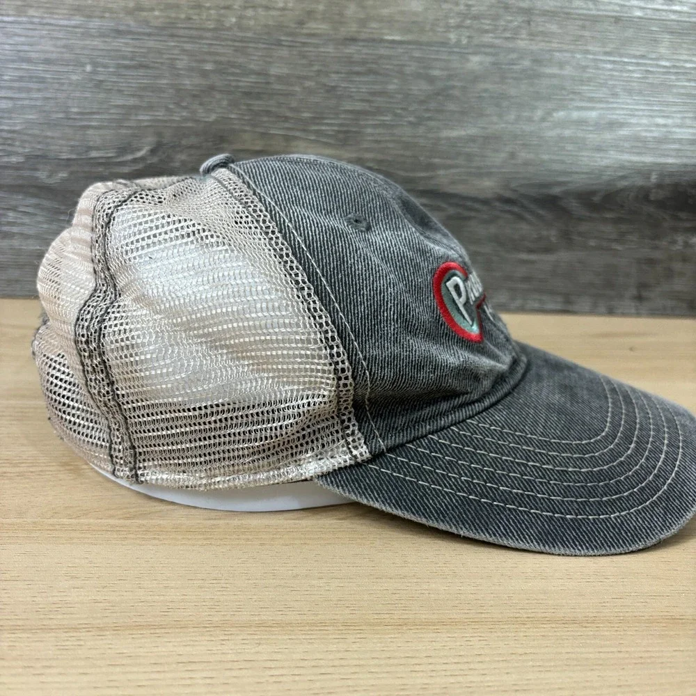 Producers Hybrids Hat Cap Strap Back Gray Farming Seed One Size‎ Adjustable